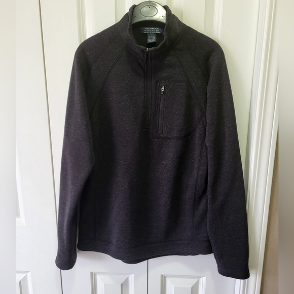 YUKONWOOL Size Medium Wool Blend Black/Dark Gray Pullover Sweater - Picture 2 of 7